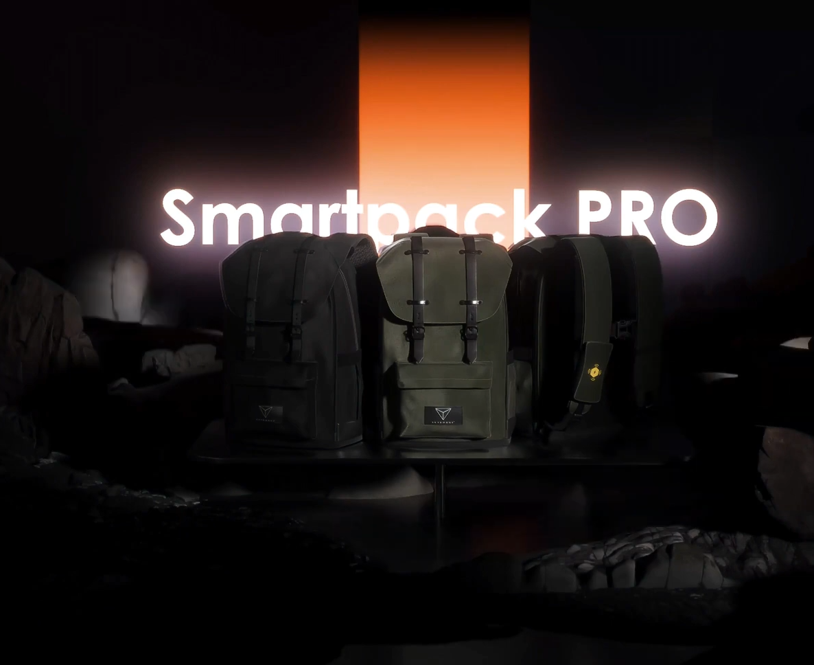 Mochilas em palco com iluminação Smartpack PRO